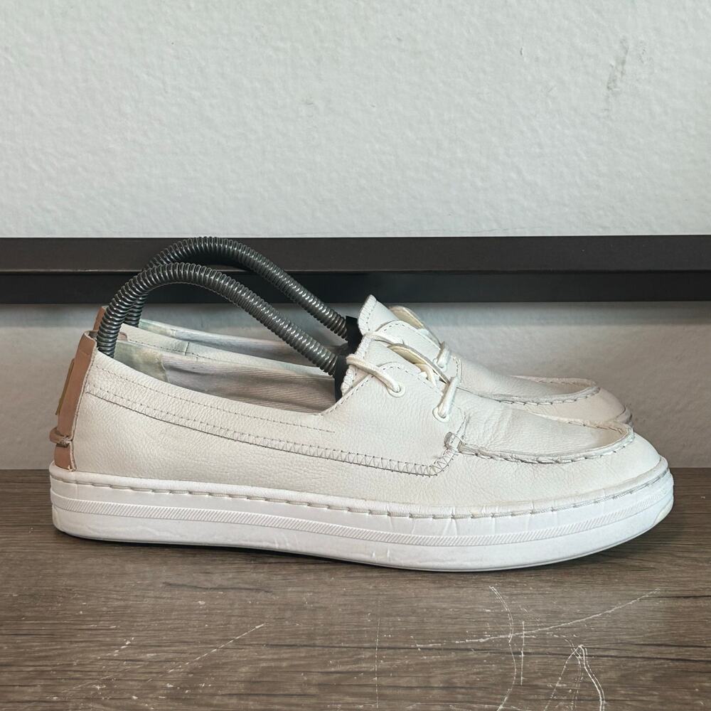 Cole Haan Grand Series Cloud Weekender Women’s Boat Shoes Size 8.5 White - Picture 3 of 8